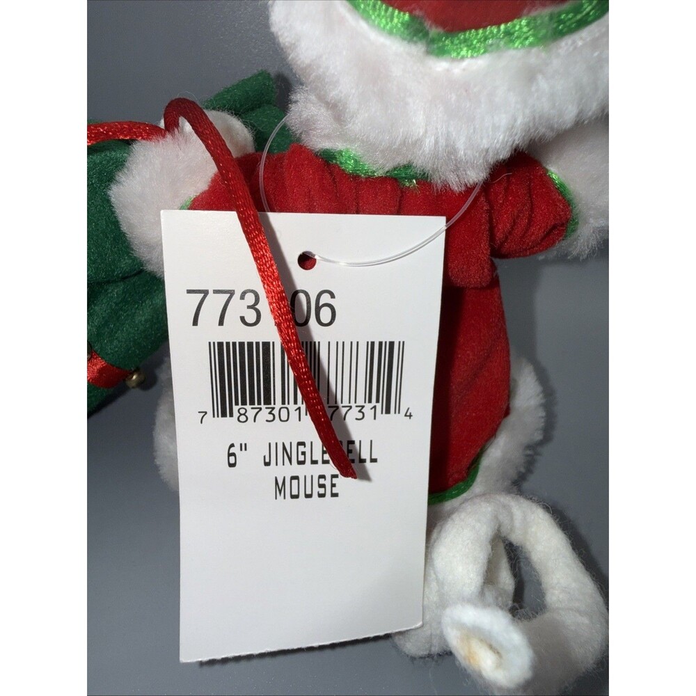 Annalee Dolls Christmas Santa Claus 6 Inch Green Sack & Jingle Bell  w/tag 2006 - Picture 5 of 5